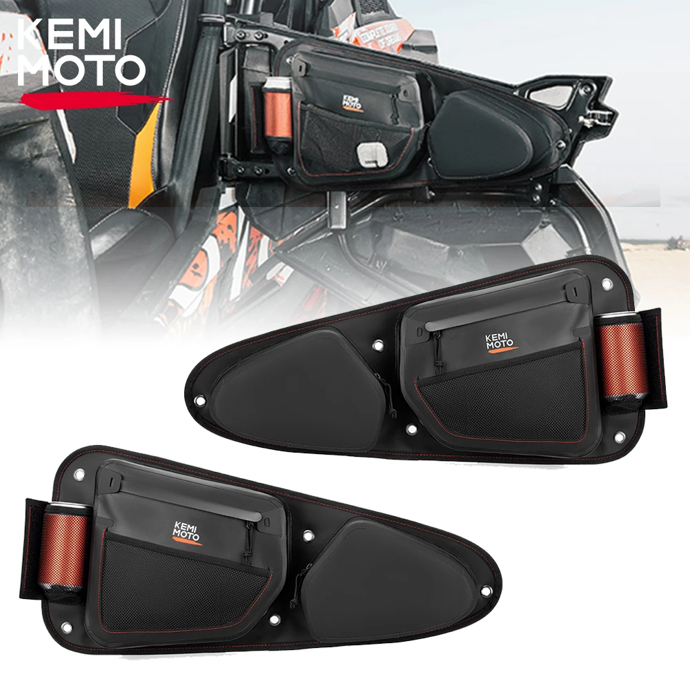 

KEMIMOTO UTV All-Round Door Knee Pad IPX6 Storage Bags Compatible with Polaris RZR XP 1000 Trail S 900 Turbo S 2014-2022 2023