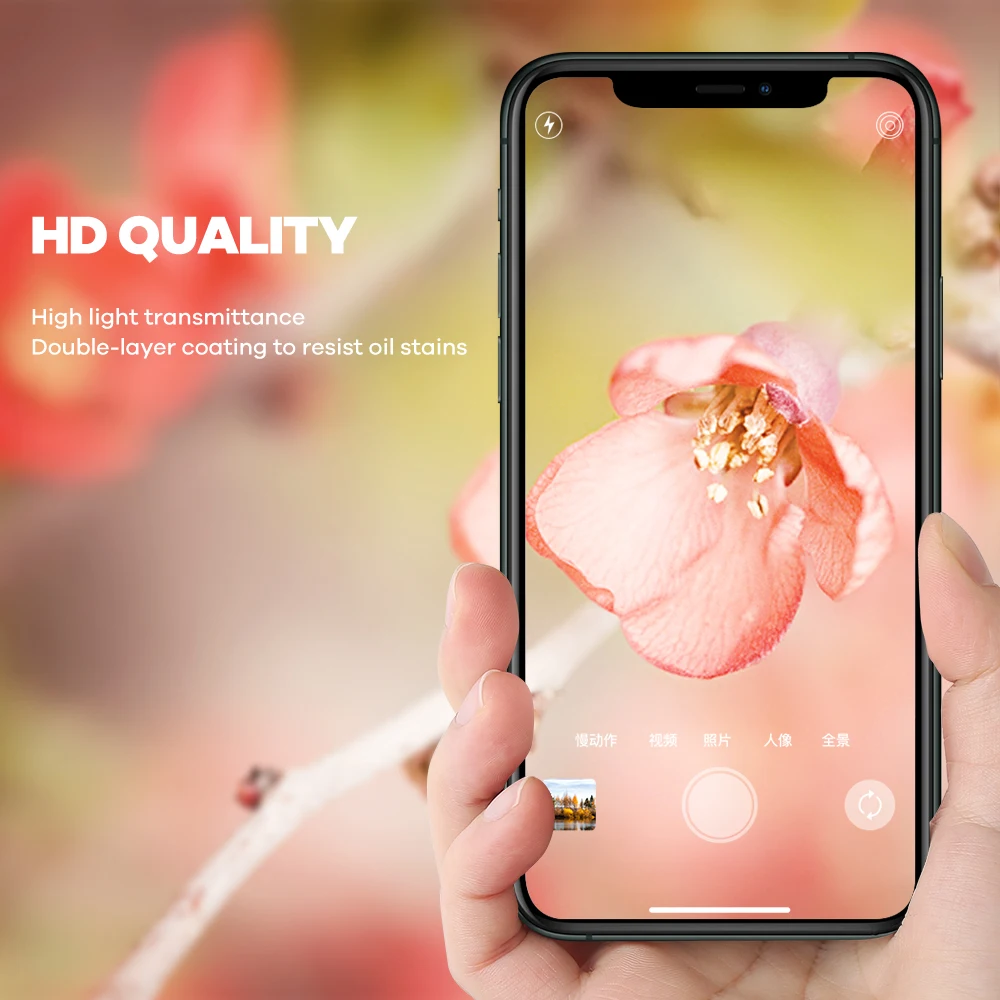 SmartDevil เลนส์สำหรับ iPhone 11 Pro Max กล้อง Anti-Scratch เต็มรูปแบบเพชรเลนส์ฟิล์มความละเอียดสูง