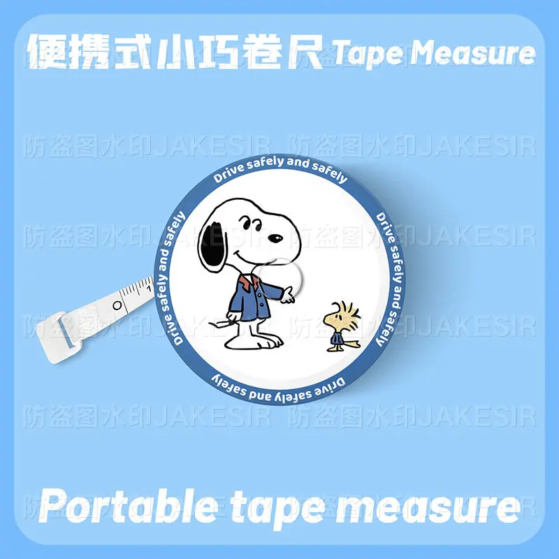 Snoopy cartoon cute tape measure creative personality home measurement three circumference double-sided tape measure gift
