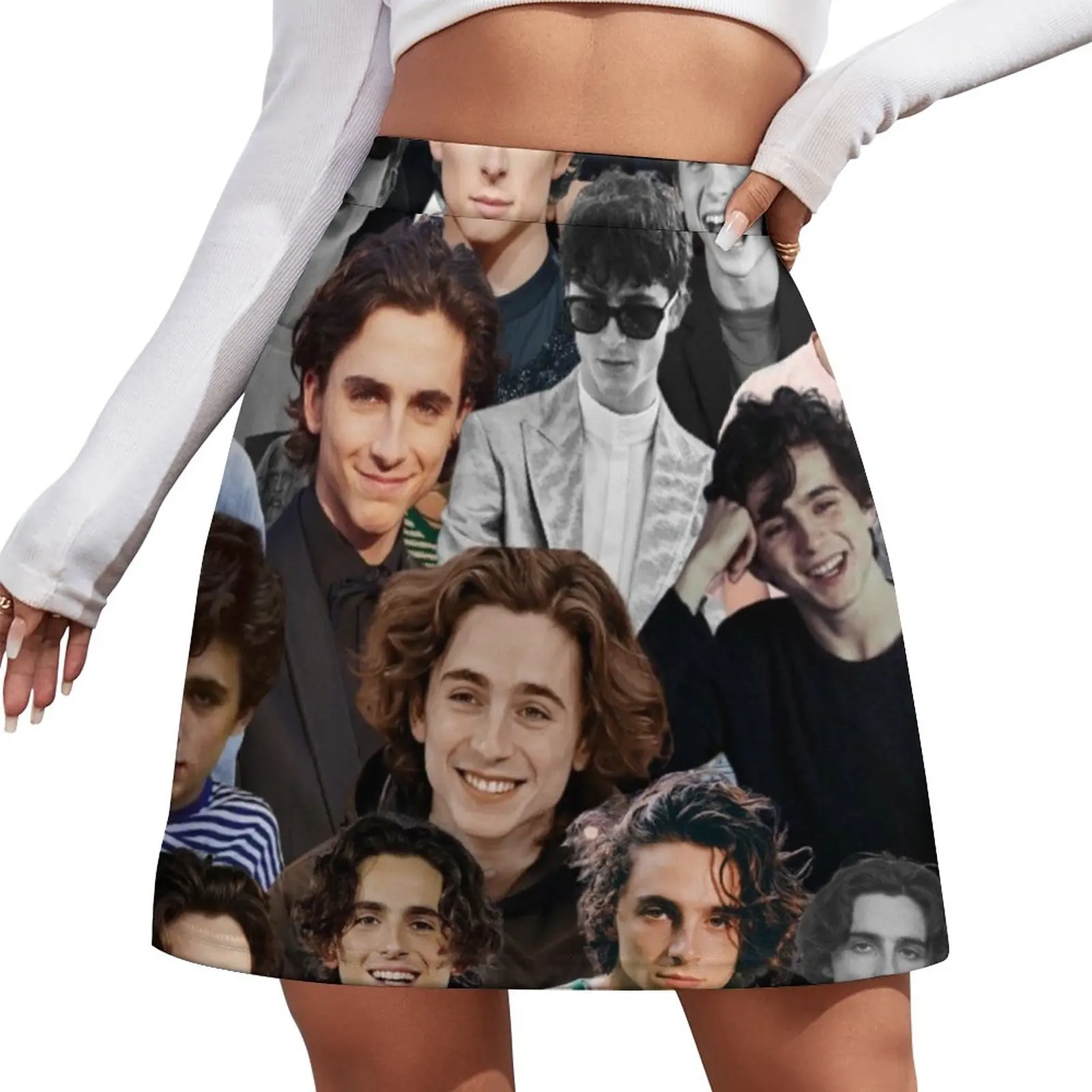 Timothee Chalamet photo collage Mini Skirt mini skirt for women women's summer dress 2023