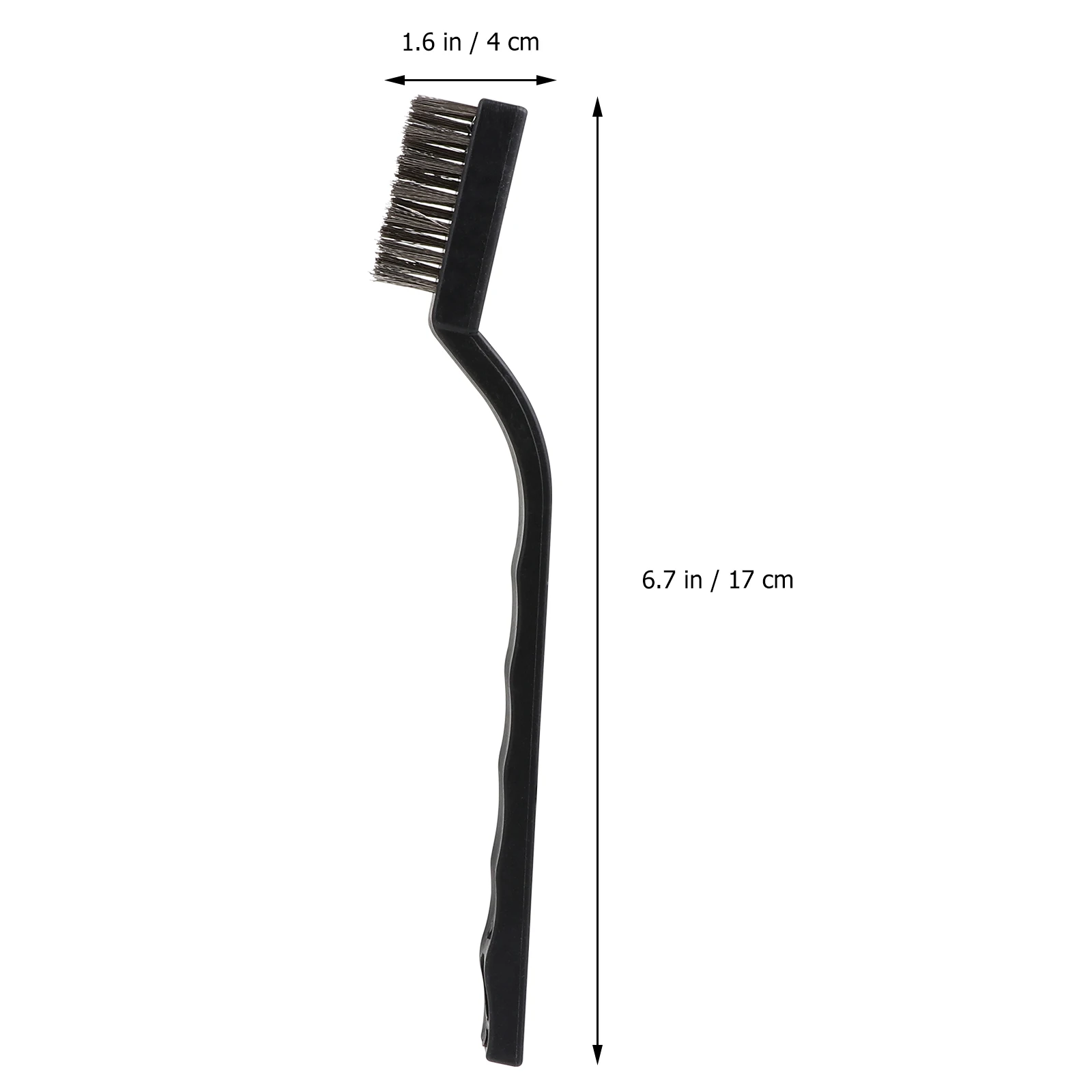 

10pcs Wire Brush Set Stainless Steel Copper Long H Cleaning Tool Rust Remover Curved Scratch Brushes Storage Saving Design