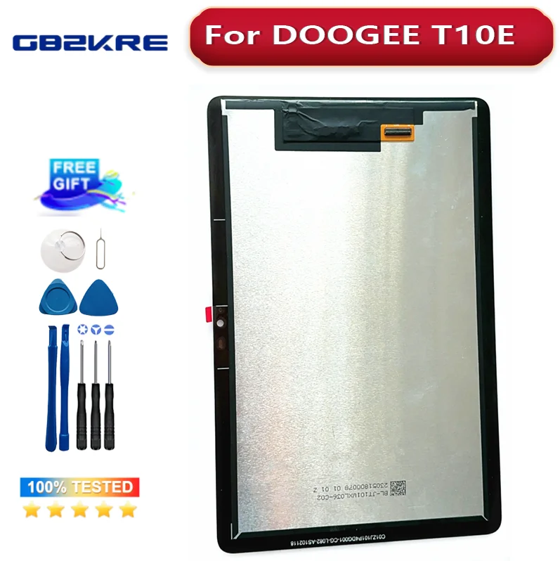 New Original 10.1 Inch 1280*800 Pixels For DOOGEE T10E Tablet LCD&Touch Screen Digitizer Display Module Replacement