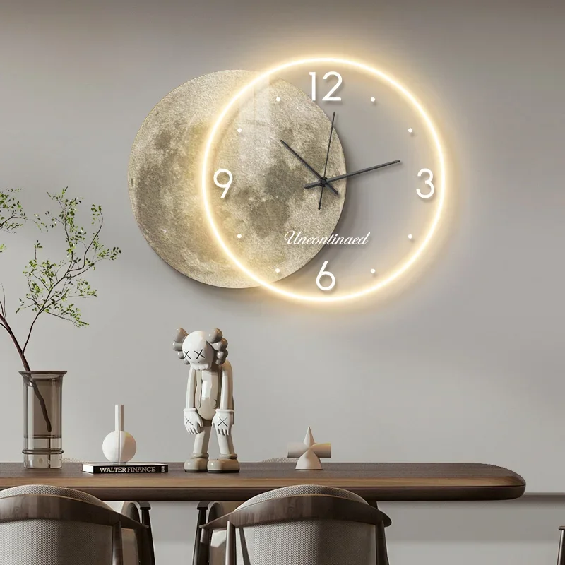 Mechanic Fashion Design Wall Clock European Automatic Classic Minimalist Wall Clock Luxury Korean Unique Horloge Home Decor