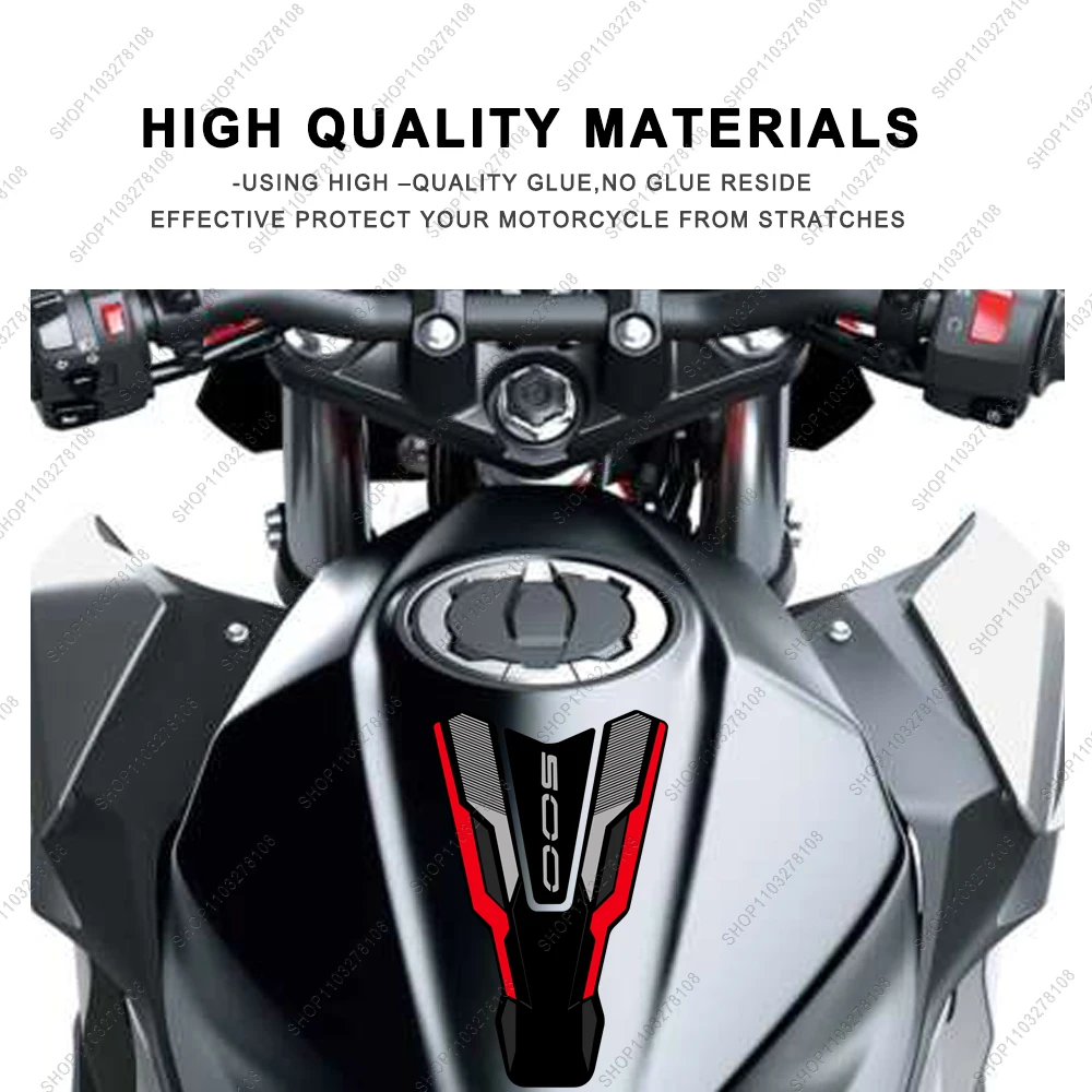 For Z500 Z 500 2024 3D Epoxy Resin Sticker Kit Waterproof Motorcycle fuel tank pad Protective decals