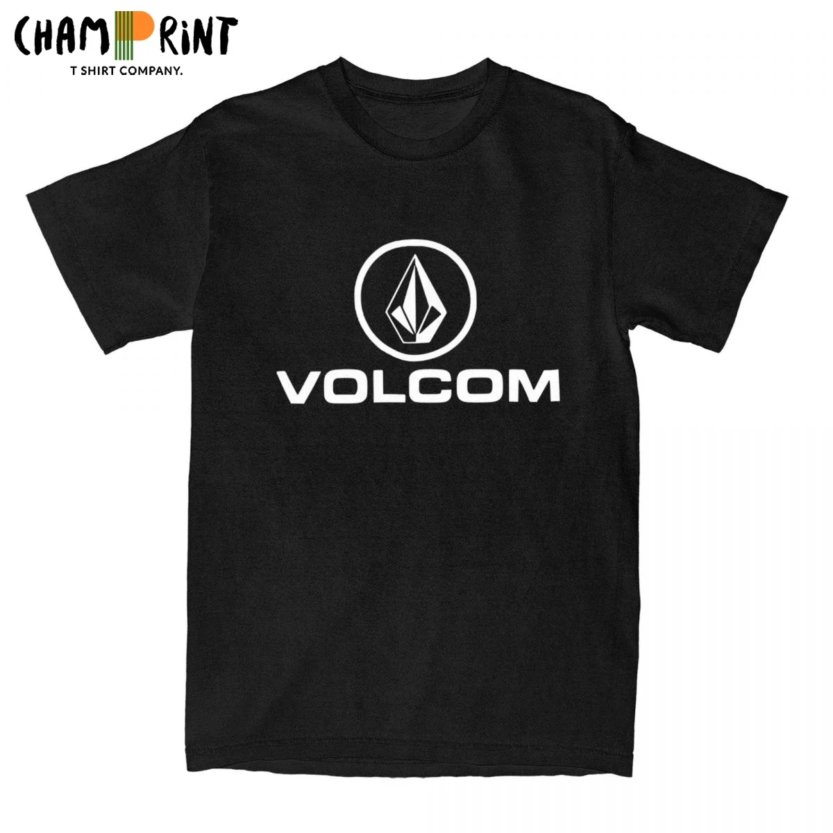 Men T-Shirts Volcoms Logo Funny Cotton Tees Short Sleeve T Shirts Crewneck Clothing Gift Idea