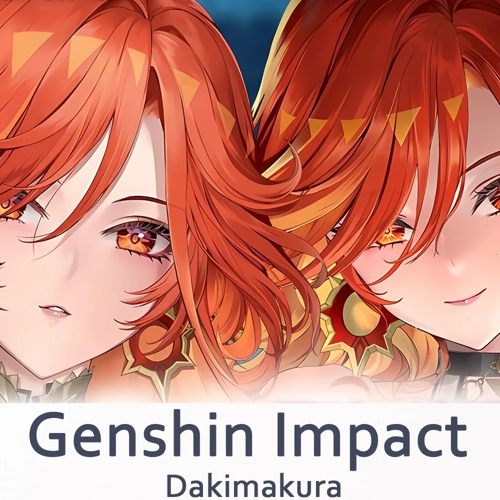 

Genshin Impact Mavuika Dakimakura 2WAY обнимающая наволочка для тела аниме наволочка