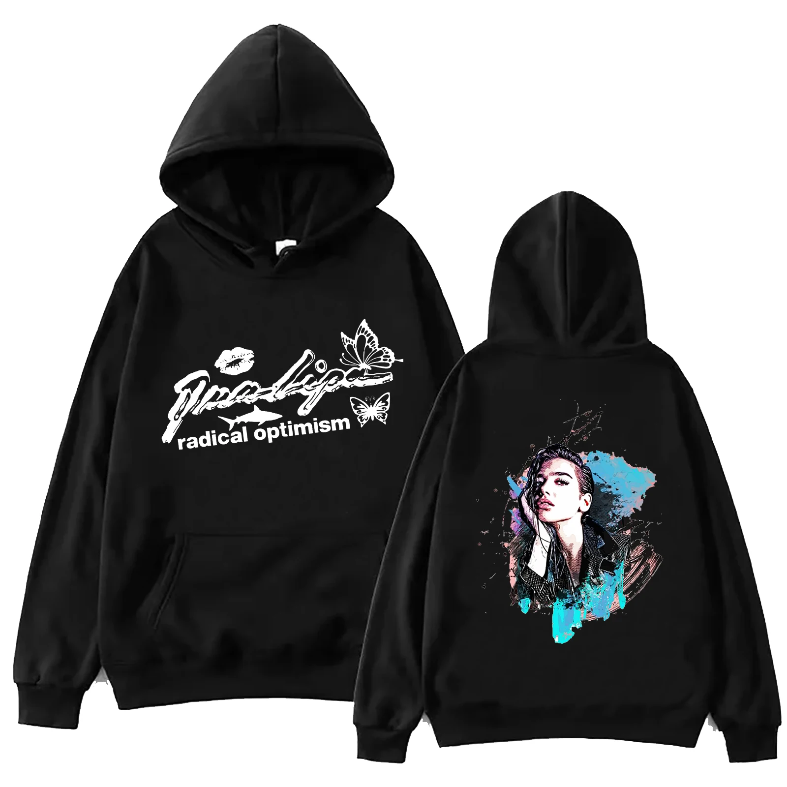 

Dua-Lipa 2024 New Album Hoodie Harajuku Pullover Tops Sweatshirt