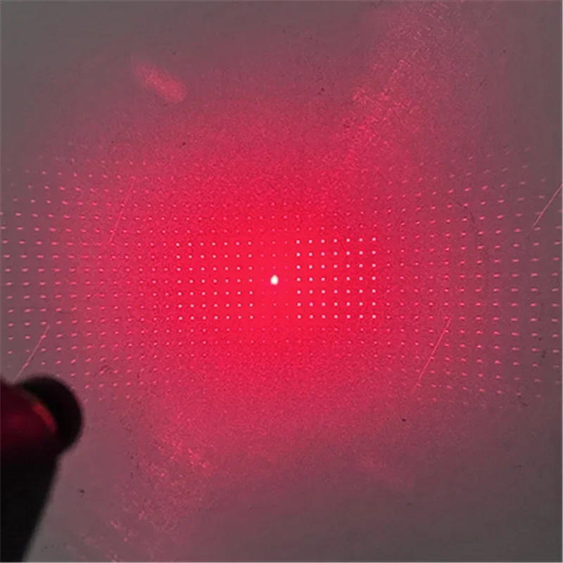 5pcs DOE Diffractive Optical Elements Lens DG grigliato Laser Light Pattern Projection 7x7