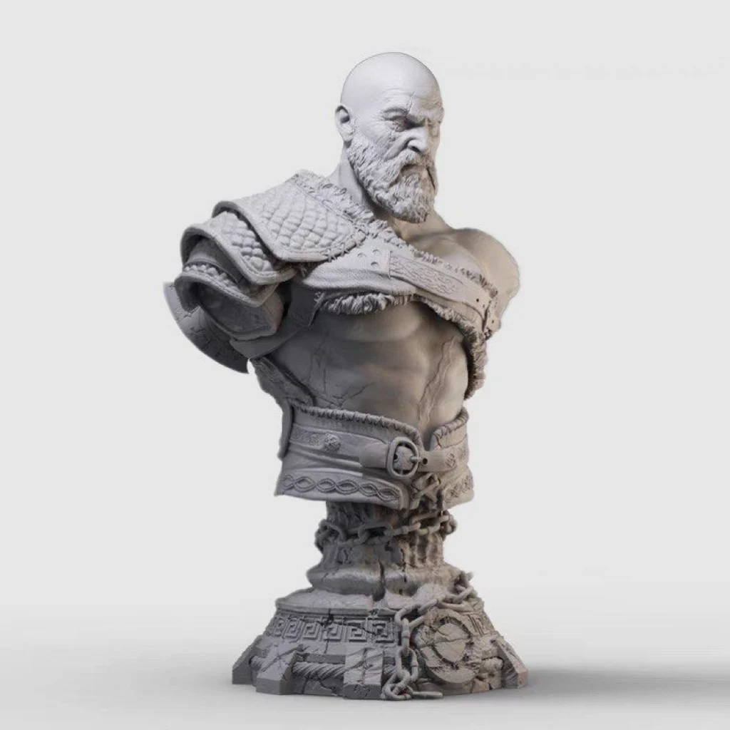 

Комплект неокрашенной модели из смолы половинной длины, 55 мм, God of War, в разобранном и неокрашенном виде GK