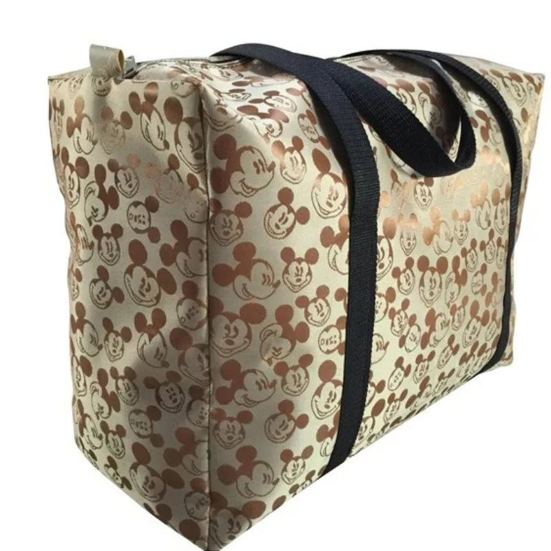 

Disney Super Large Capacity Tote Bag for Moving House Mickey Mouse Quilt Storage Thickened Oxford Fabric Waterproof Luggage Bag