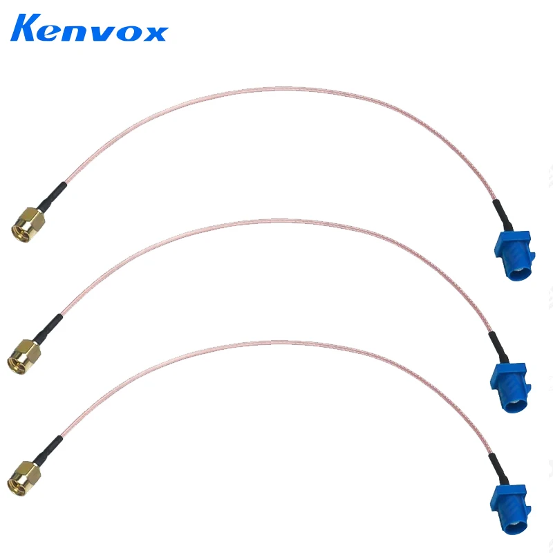 GPS Antenna Adapter Fakra C to SMA Male Pigtail Cable RG174 for Car DVR GPS Module Tracking Antenna Navigation System Receivers