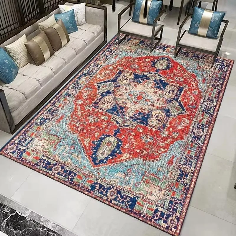 Bohemian Living Room Area Rugs Anti Slip Carpet for Living Room ,Floor Bedroom Big Size Rugs, Sofa Mats, Study,Home Decoration