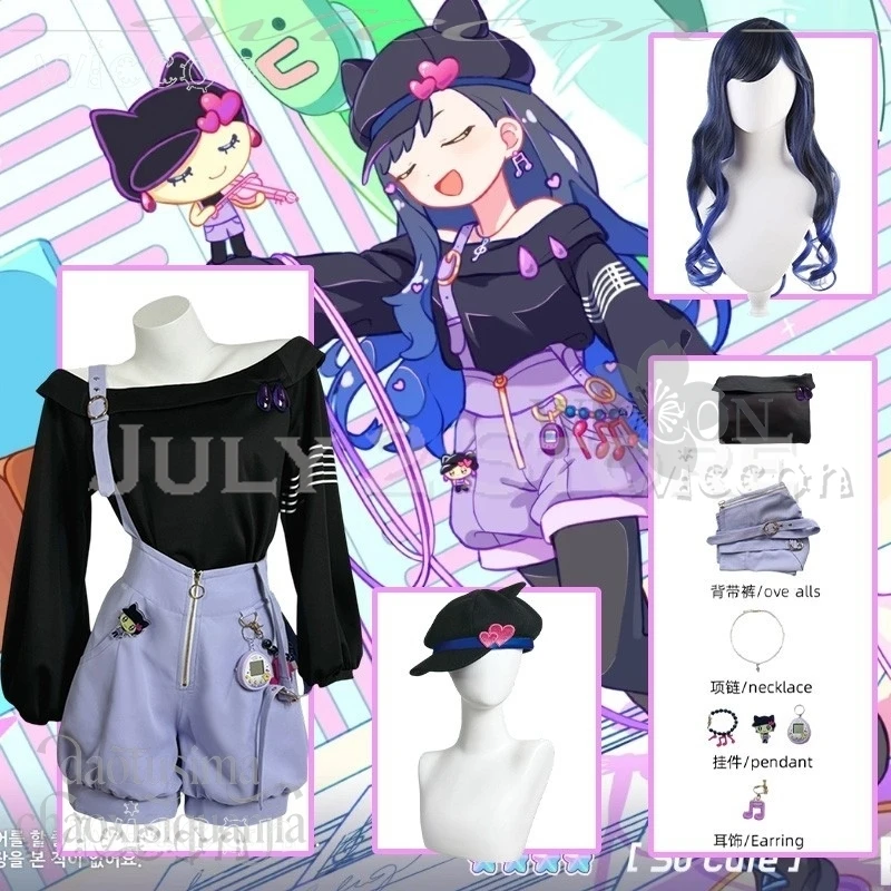 Disfraz Anime jeu projet Sekai Crossover mignon Console de jeu Cosplay Shiraishi un Halloween Anime déguisement de noël