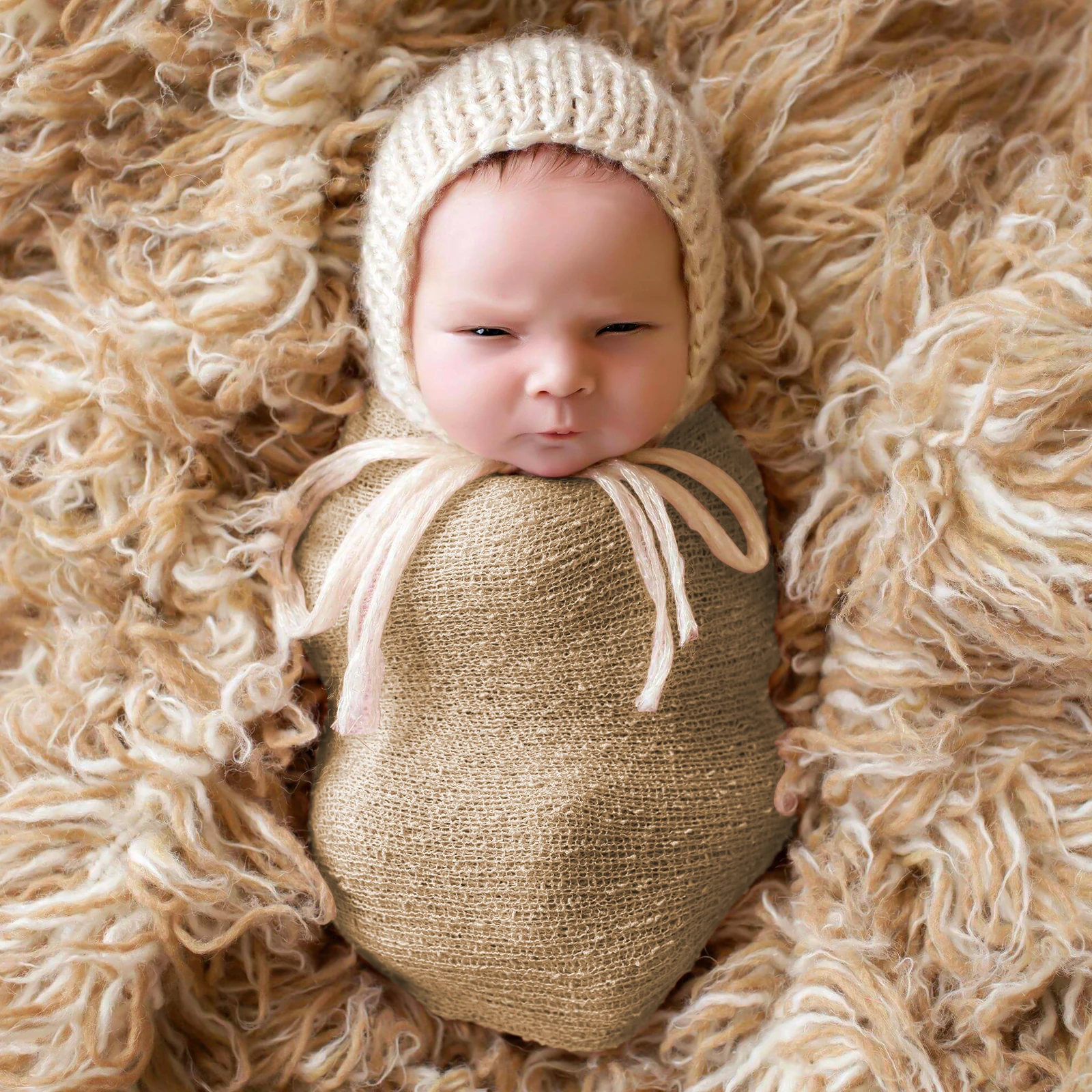 

Newborn Photography Baby Wraps Baby Photography Wraps Stretchy Swaddle Blanket Child Wrap Comfortable Knit for Studio