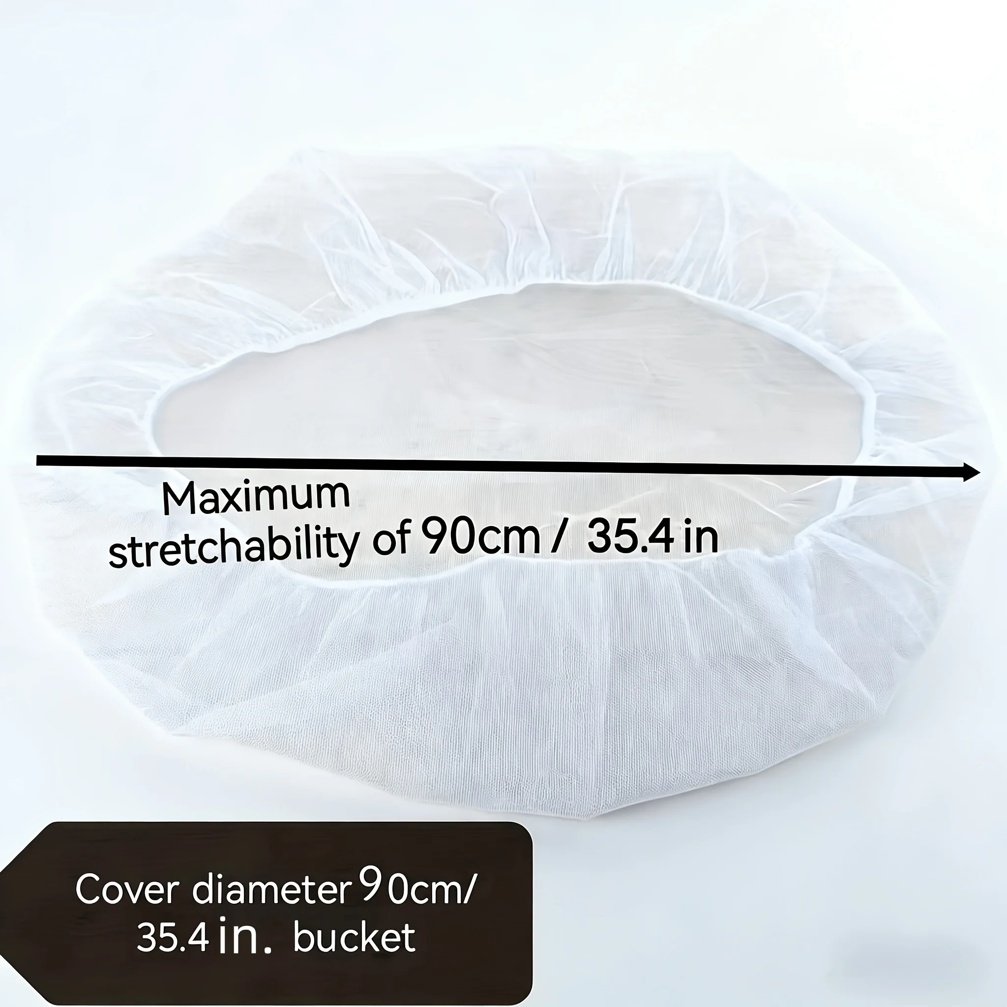 4pcs Durable Polyester Fiber Mesh Rain Bucket Cover Bucket Mesh Cover Prevent Mosquitoes And Prevent Leaves From Enterinca