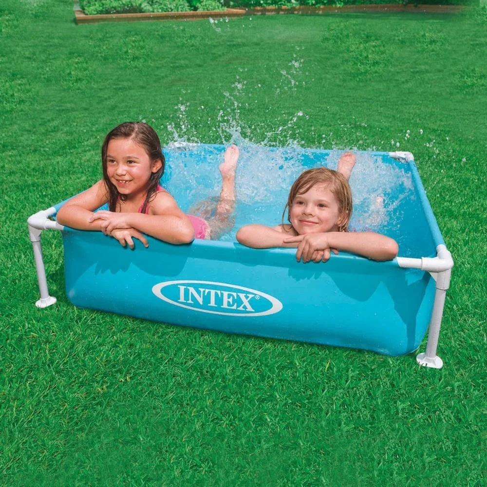 Intex 57173 Mini Square Frame Swimming Pool For Kids Pets