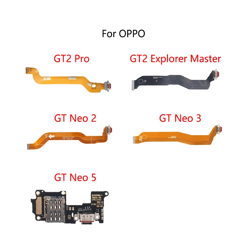 USB Lade Dock Lade Port Buchse Jack Stecker Stecker Flex Kabel Für OPPO Realme GT2 Pro/GT Neo 2 3 5/GT2 Explorer Master