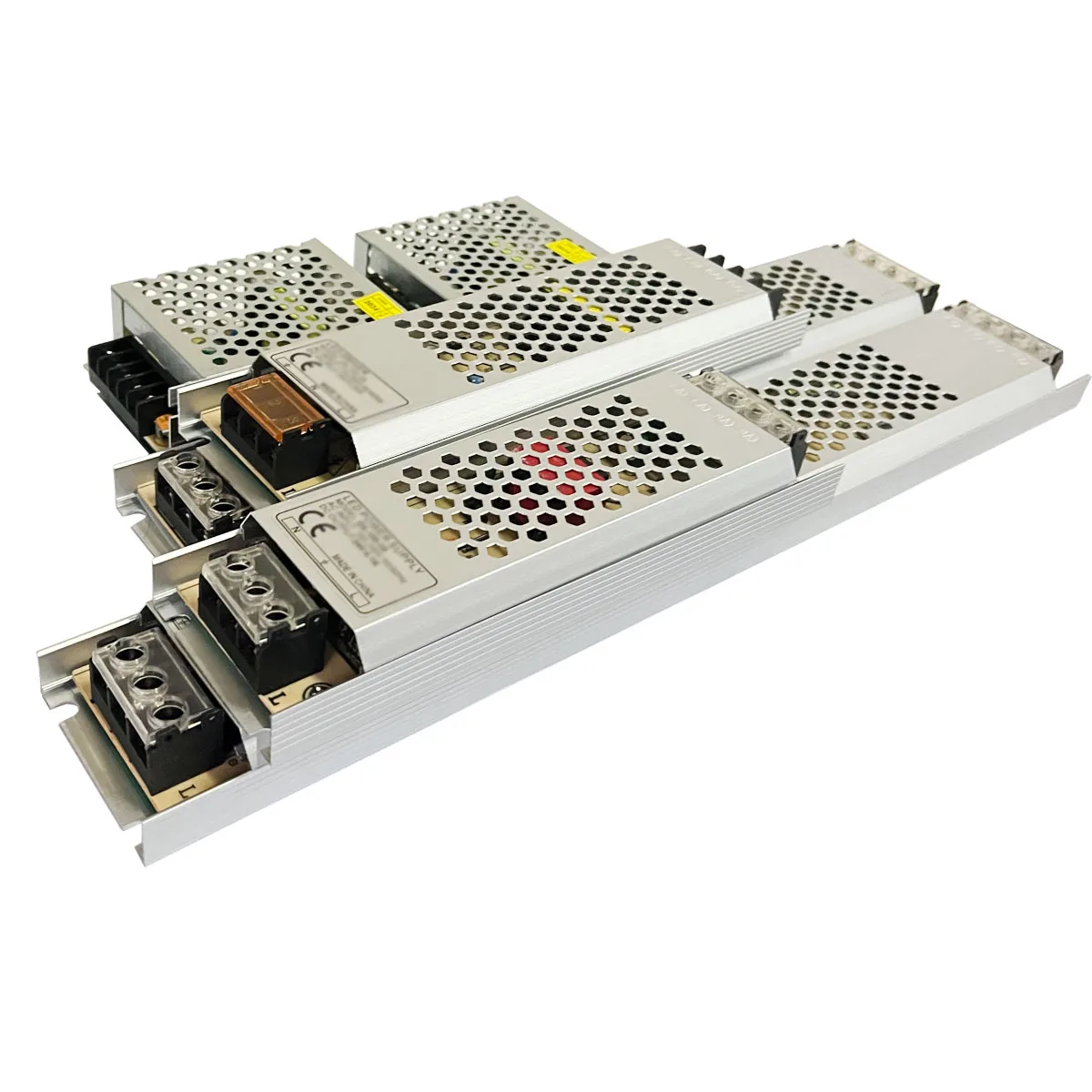 Ultra-Thin LED Power Supply AC190-240V TO DC 12V 24V Lighting Transformers 60W 120W 180W 200W 300W 400W Driver For LED Strips