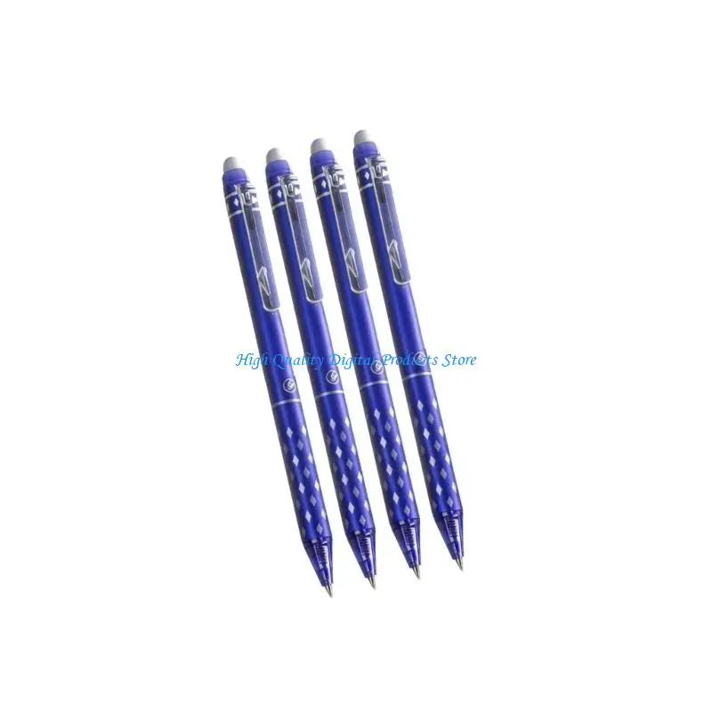 

U2JE Erasable Design Gel Pen Quick-Drying Rewritable 0.5mm Fine Point Neutral Pen Straight Liquid Gel Pen for Writing