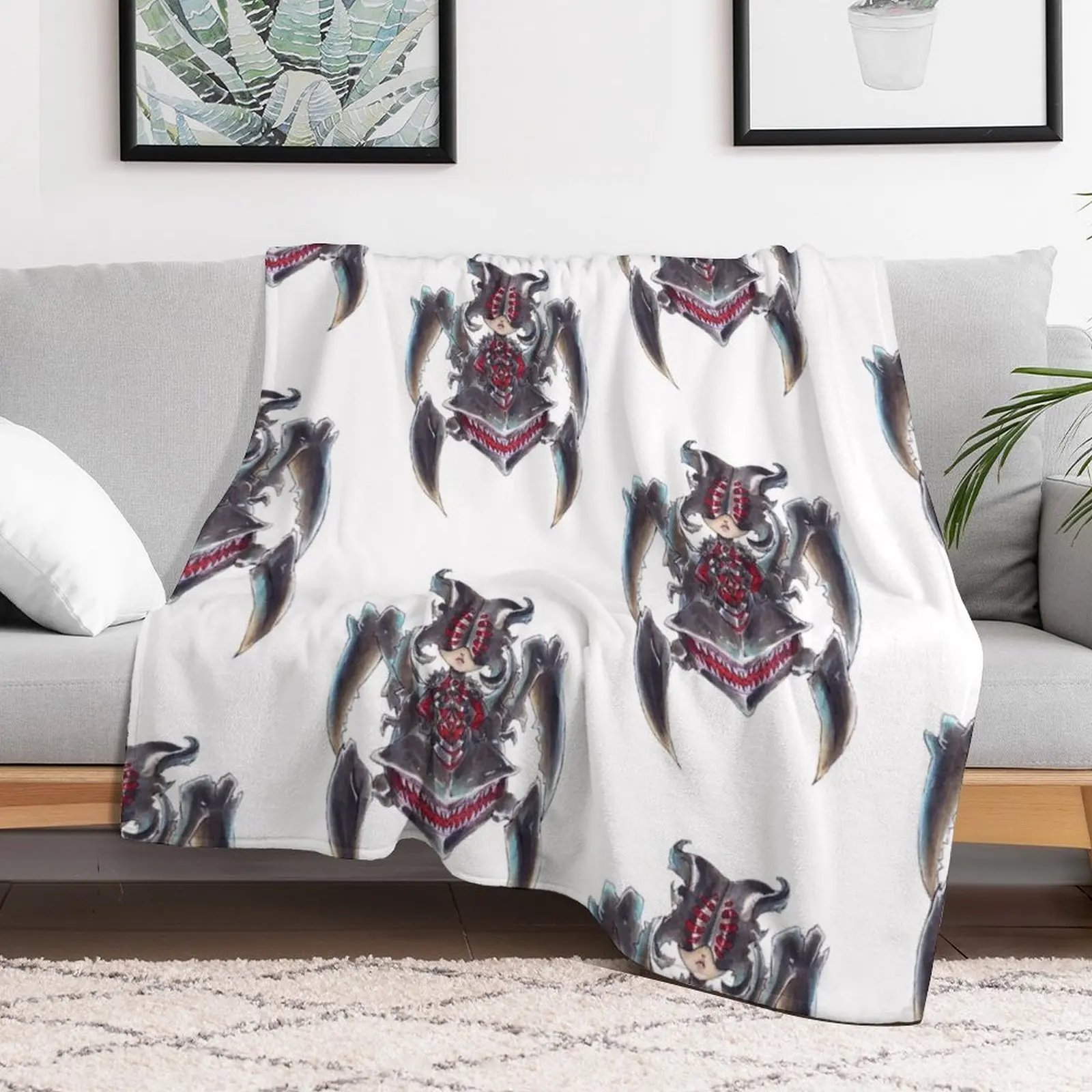 

Sheoldred, Whispering One Throw Blanket Decorative Sofas Bed Fashionable Soft Beach Blankets