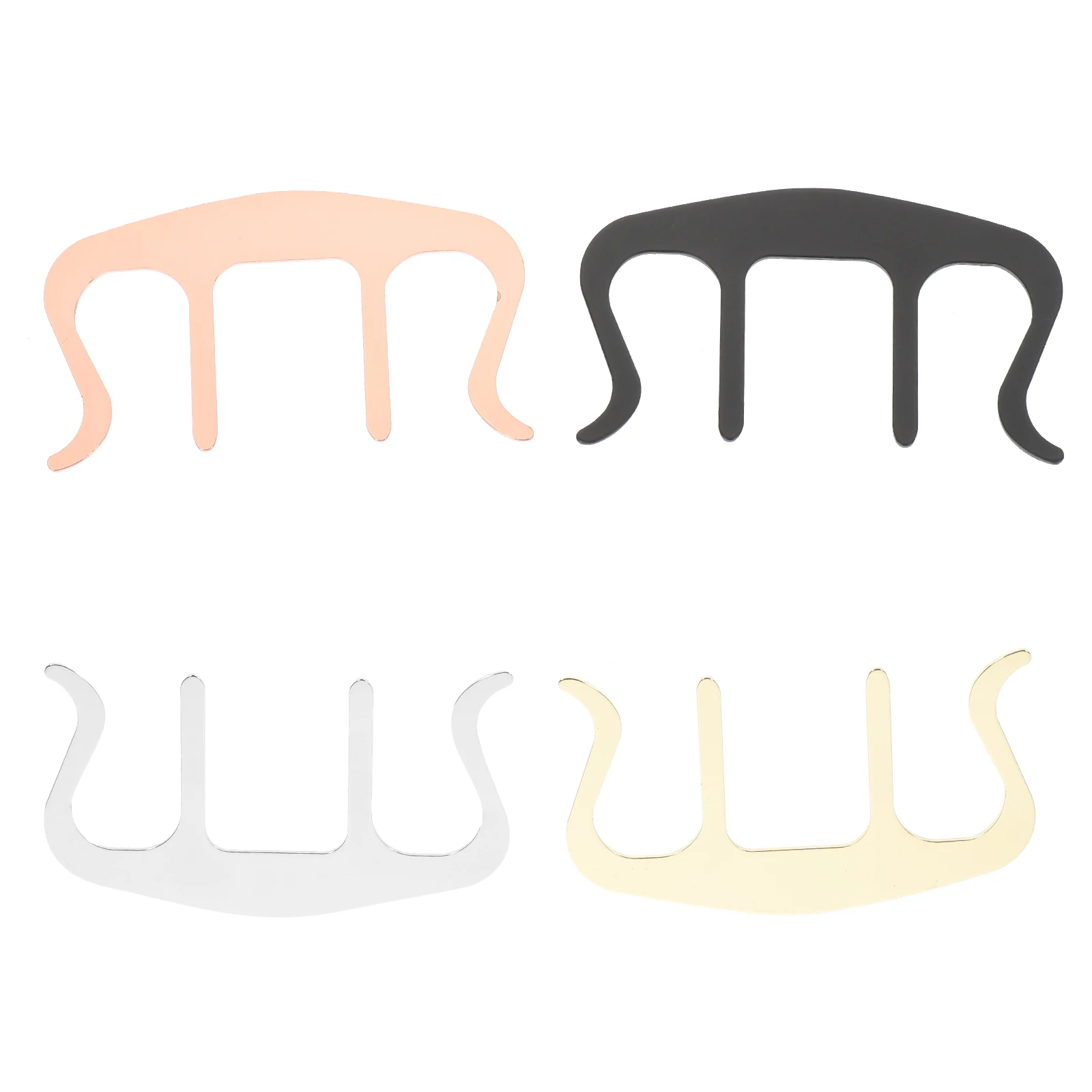 

4 Pcs Metal Clip Score Clips Major Piano Iron Book Note Pattern Page