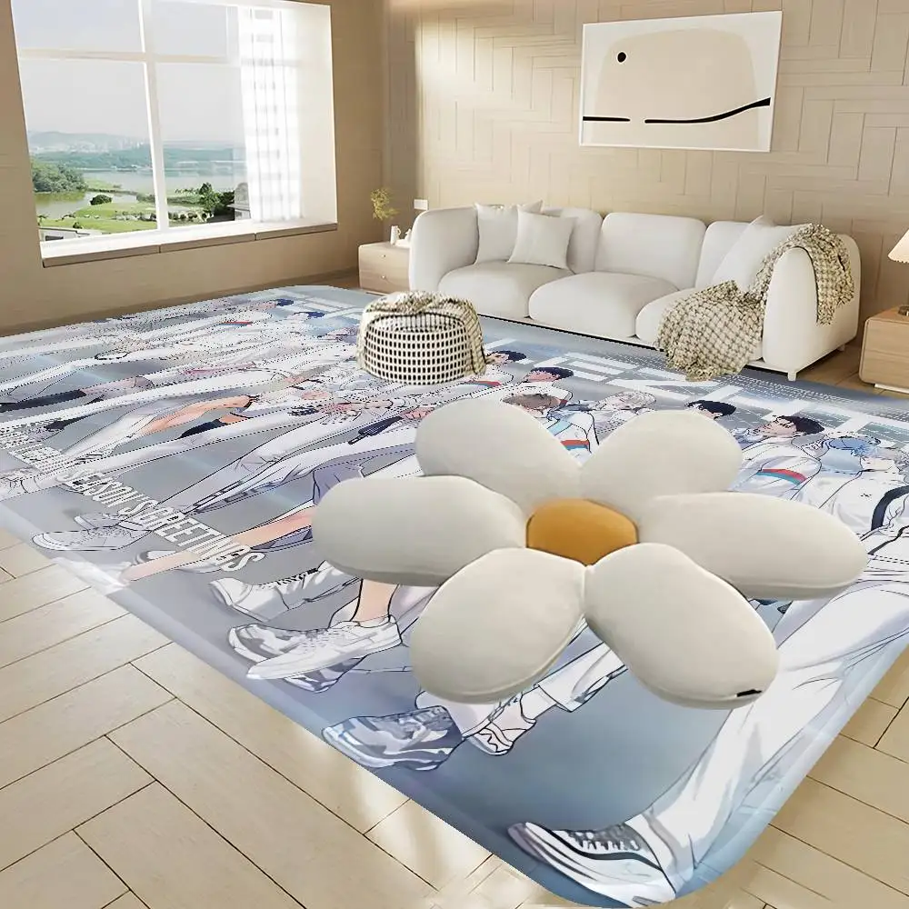 

Классический напольный коврик Comic-Jinx Bl-Lezhin в скандинавском стиле, домашний коврик для ванной комнаты, коврики для туалета, декоративный коврик для спальни, отеля