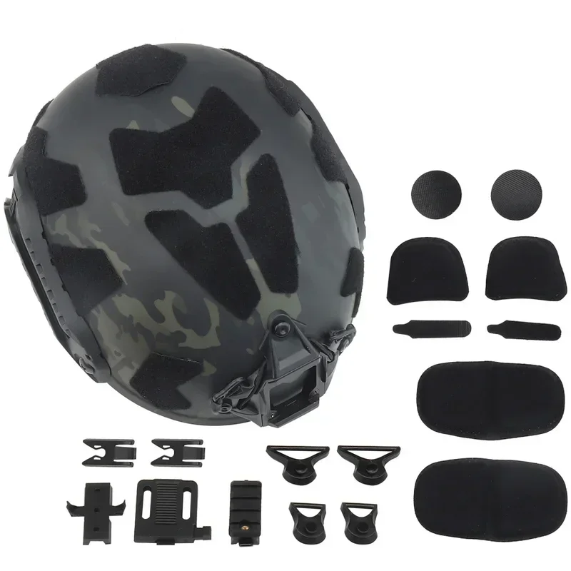 Tactical MH FAST Helmet Adjustable Paintball Combat Protective Helmets Men\'s Hunting Shooting Head Protector