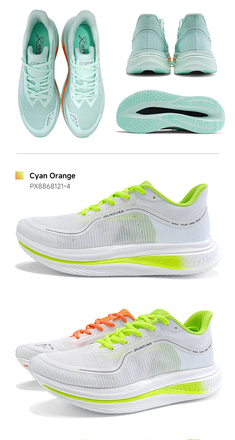 IRUNSVAN Sportschuhe mit Nylon-Carbonplatte, hervorragender Atmungsaktivität, Dämpfung und Rückfederung, Marathon-Trainingsschuhe, Unisex, 121 – Detail 24
