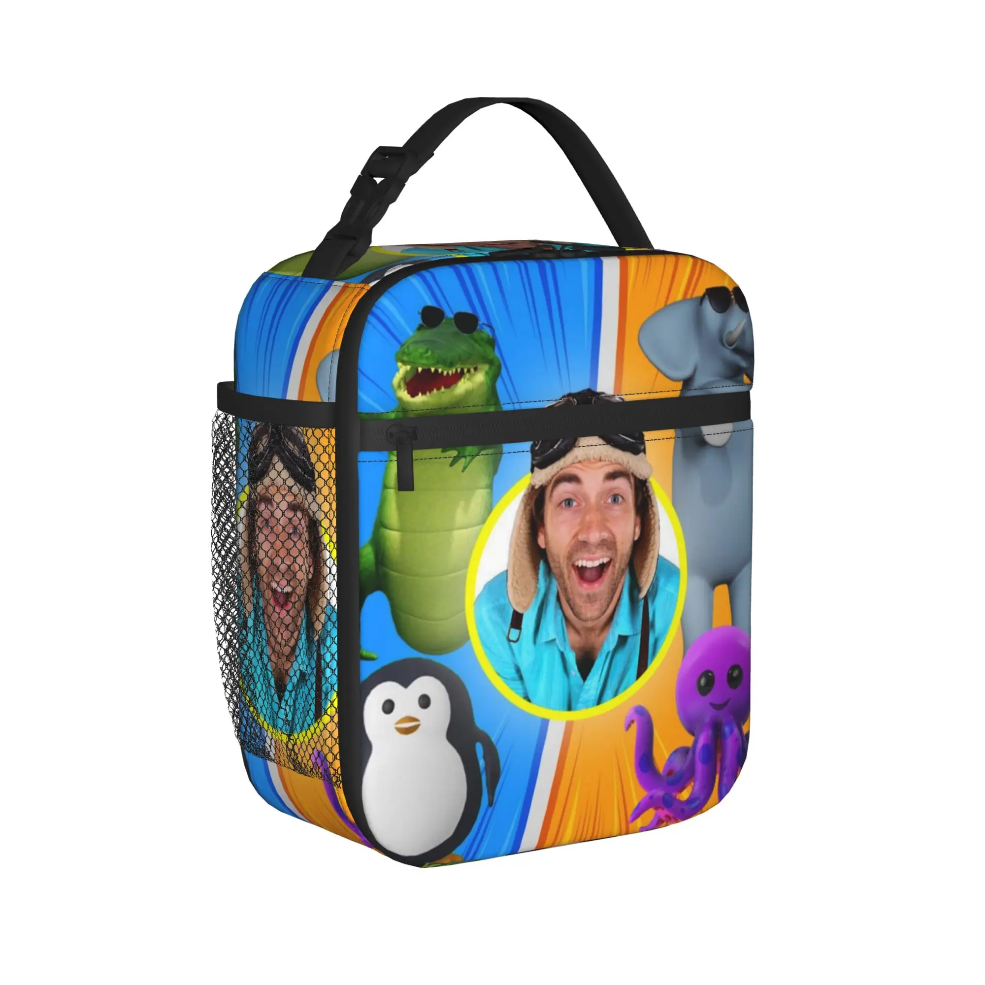 Danny Go Dance Song Insulated Lunch Bags for Men Women  Food Bag Portable Cooler Thermal Lunch Boxes For School Office