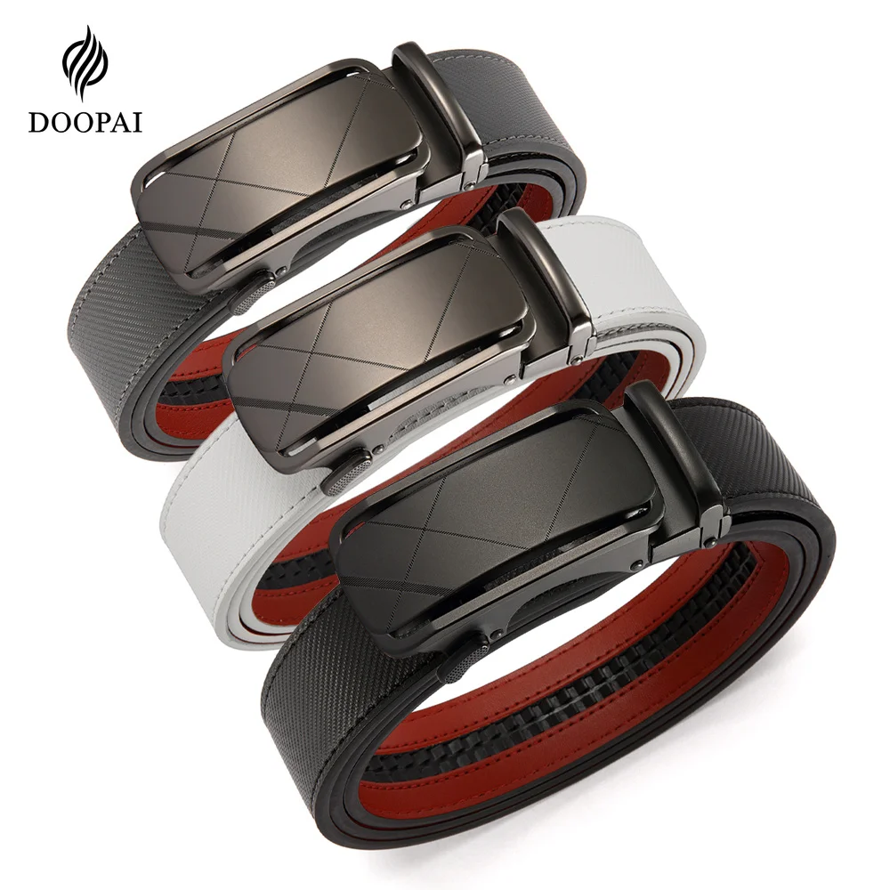 Cow Genuine Leather Luxury Strap Male Belts for Men New Large Plus Size115-135cm Vintage Pin Buckle Men Belt High Quality