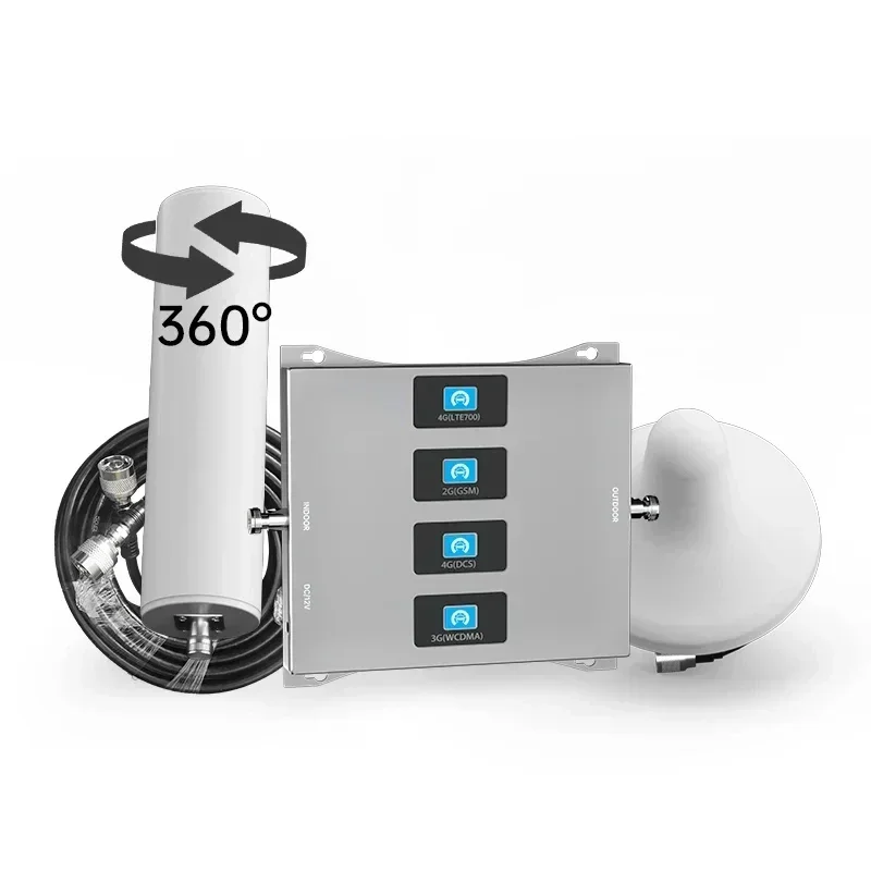 Hot Salesquad 4 Four Band 2g 3g 4g 5g Cell Phone Signal Booster 4g Signal Booster Mobile Signal Booster Repeater