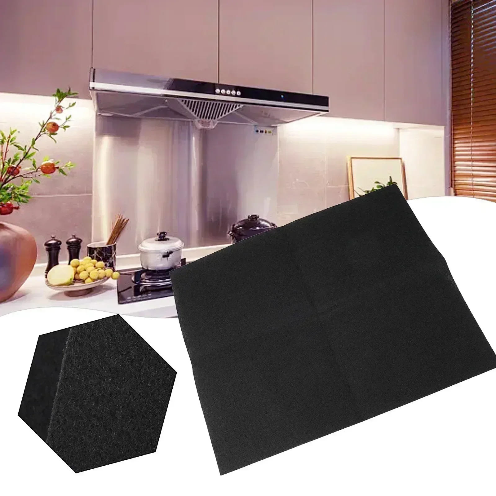 

Range Hood Activated Carbon Filter Cotton Auitable For All Range Hoods Air Purifiers Filter Fabric For Air Tool Accessory
