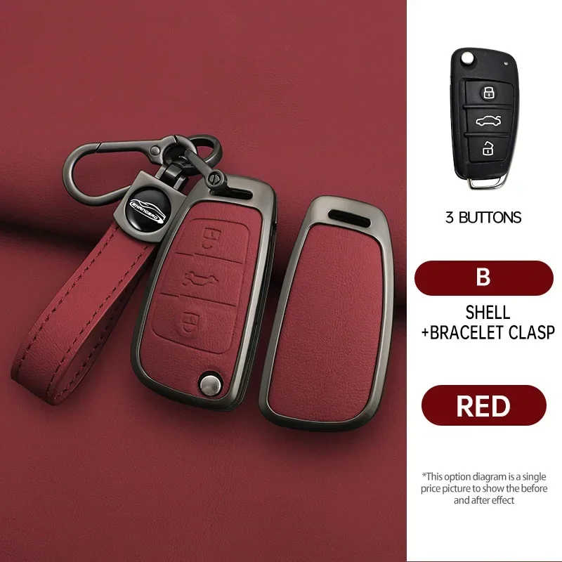 Car Key Case Fob Cover For Chery ARRIZO7 E3 E5 A3 A5 Tiggo 2 3 5 3X Fulwin2 Eastar 3 Buttons Keyless Protect Auto Accessorie