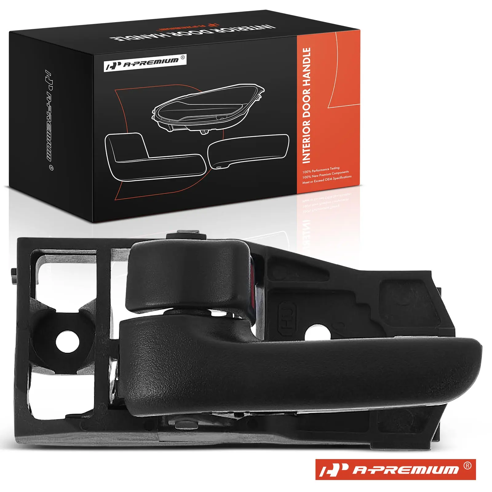 A-Premium Front Driver or Rear Driver Side Black Interior Door Handle for Toyota RAV4 2004-2005