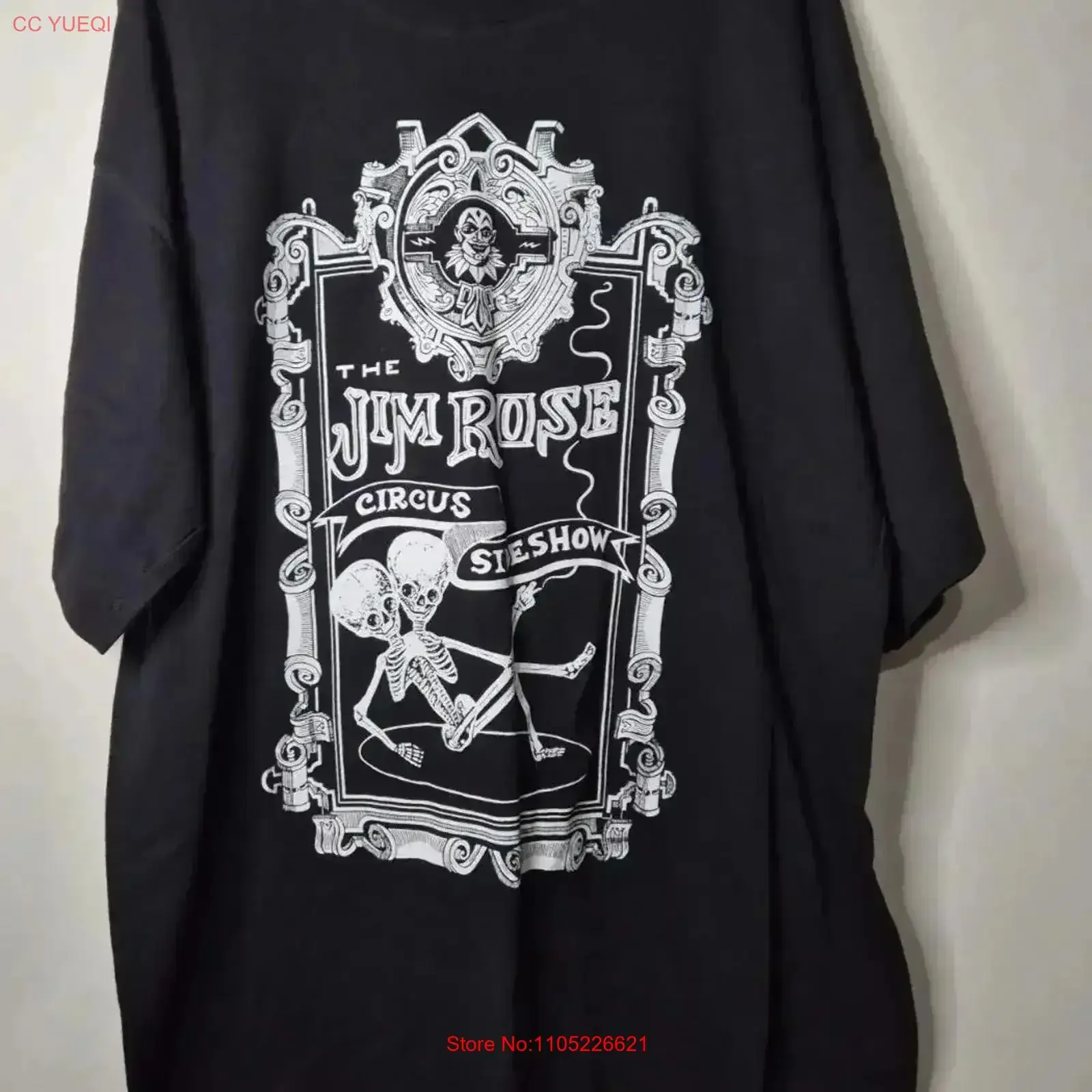 VTG The Jim Rose Circus Sideshow T Shirt Size XL Signed by 7 Performers vintage Washed homme Casual fashion graphic vintage