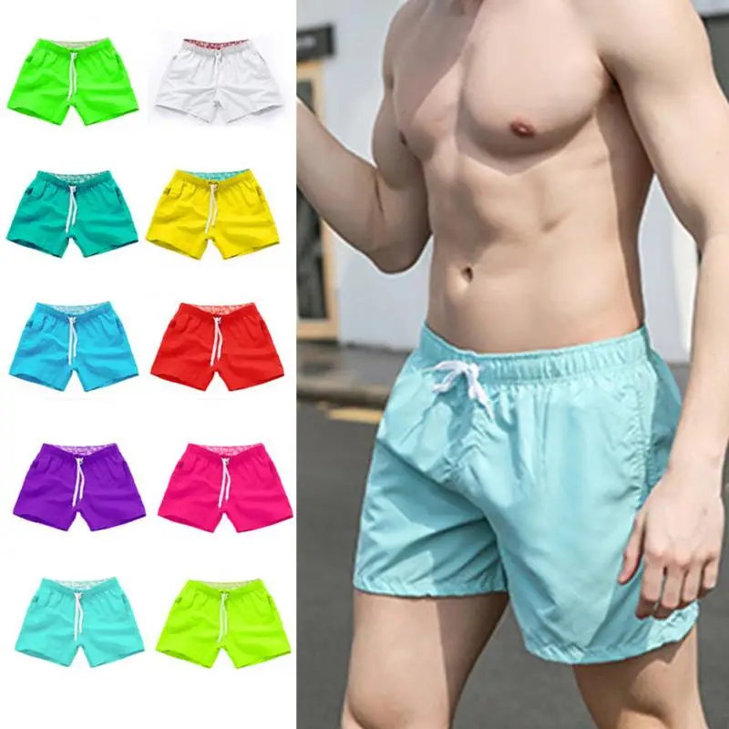 Swimsuit Beach Quick Drying Trunks For Men Swimwear Boxer Briefs  Shorts Fast Dry Trunks Breathable Quick Dry Beach Shorts