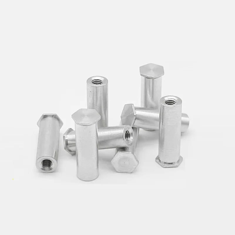 M2 M3 M4 aluminium BSOA tête hexagonale trou borgne pression rivetage colonne Ressure rivetage goujon vis écrou