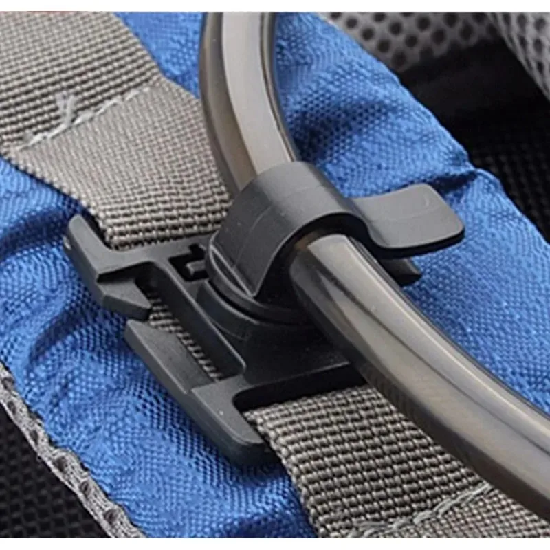 مشروب أنبوب كليب انبوب ماء خرطوم المشبك حقيبة الظهر حزام مول التكتيكية مشبك في الهواء الطلق مخيم ربط الويب المجموعة المائية المثانة #3