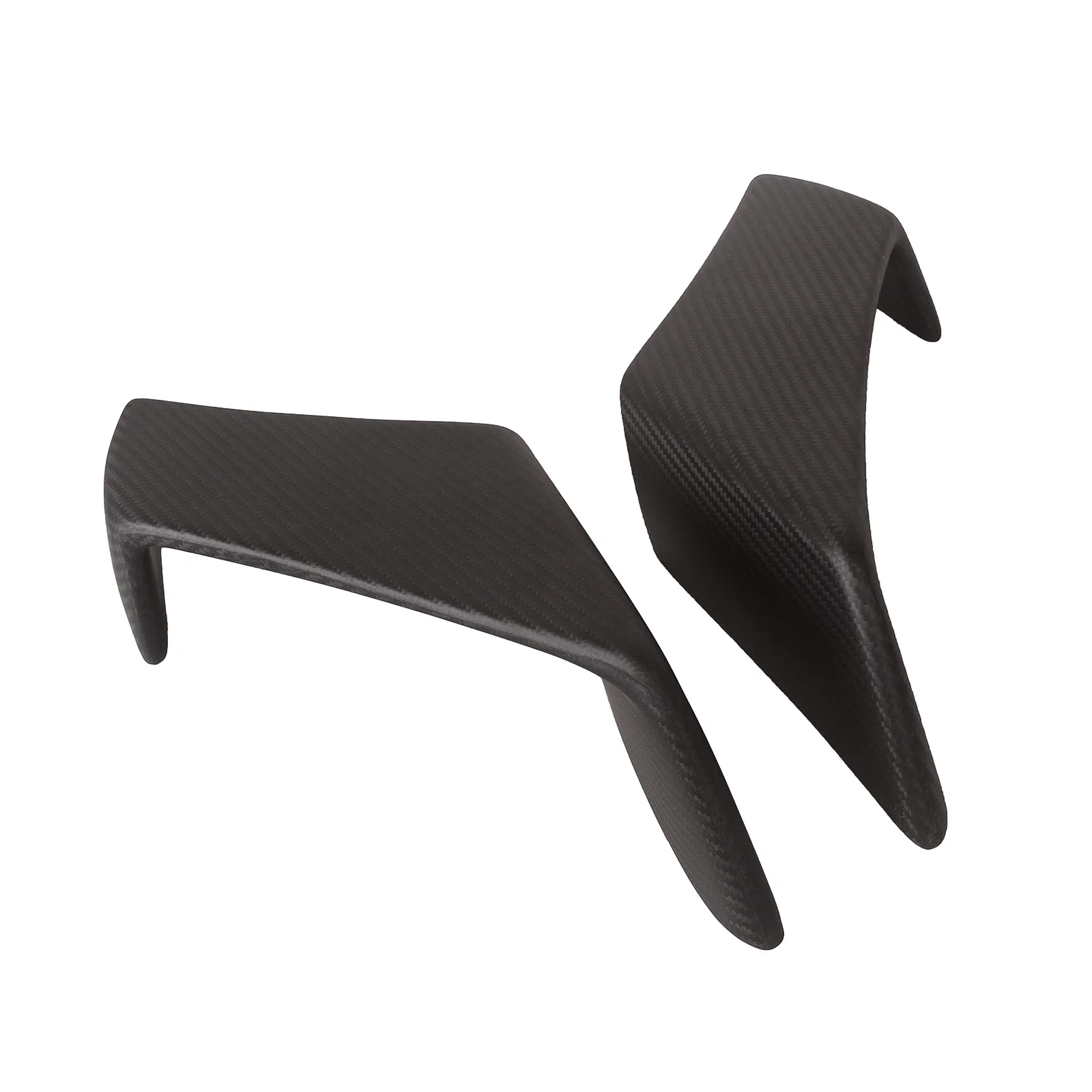 

Motorcycle 100% Full Carbon Fiber Winglets for RSV4F 2010-2020 in Twill Weave Gloss Black