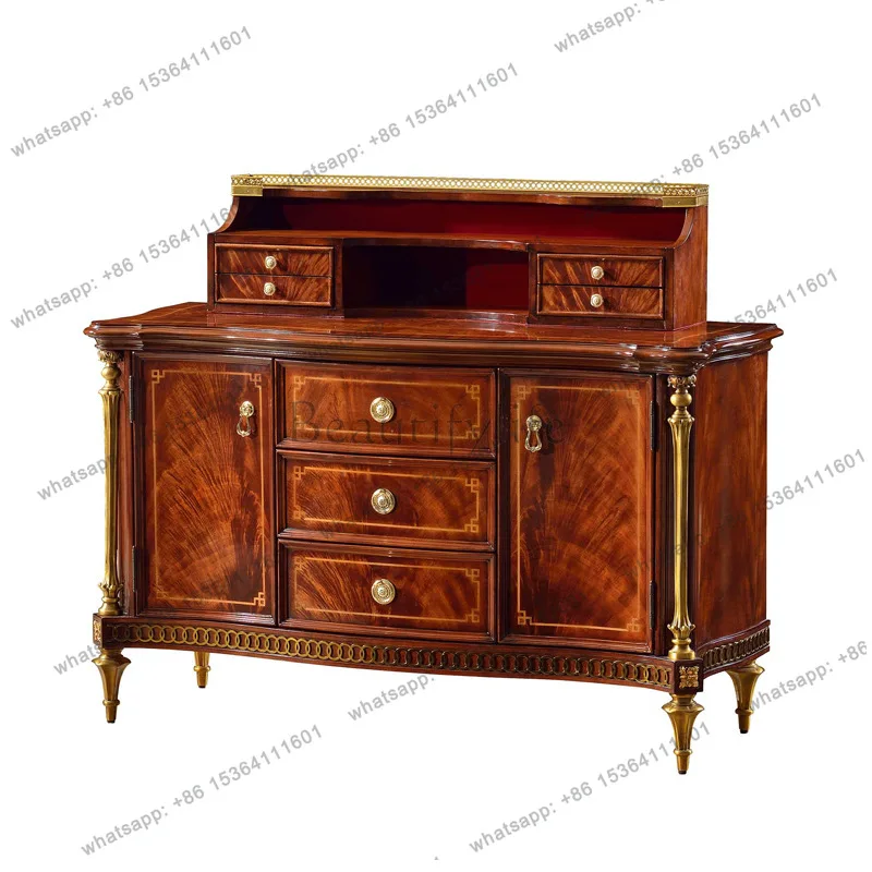 

Entrance cabinet solid wood master bedroom dressing table luxury dressing cabinet