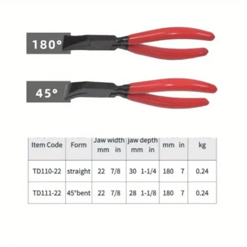 Hand Seamers Sheet Metal Tools Straight Jaw 45° 90° Metal Bending Pliers for Bending and Flattening Sheet Metal