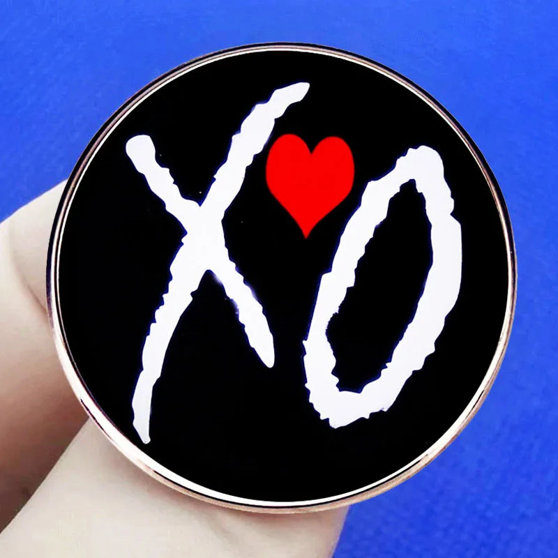 The Weeknd Enamel Pins XO Lapel Badge Brooch Decoration Jewelry