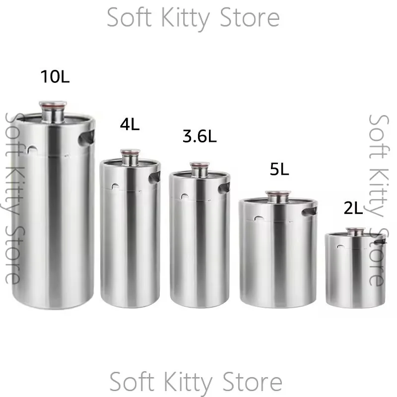 304 stainless steel 2L/3.6L/5L/10L mini beer keg Baijiu keg