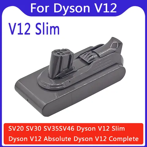 For Dyson V12 25.2V Battery 12800mAh Battery Compatible With SV20 SV30 SV35 SV46 Vacuum Cleaner Long battery life