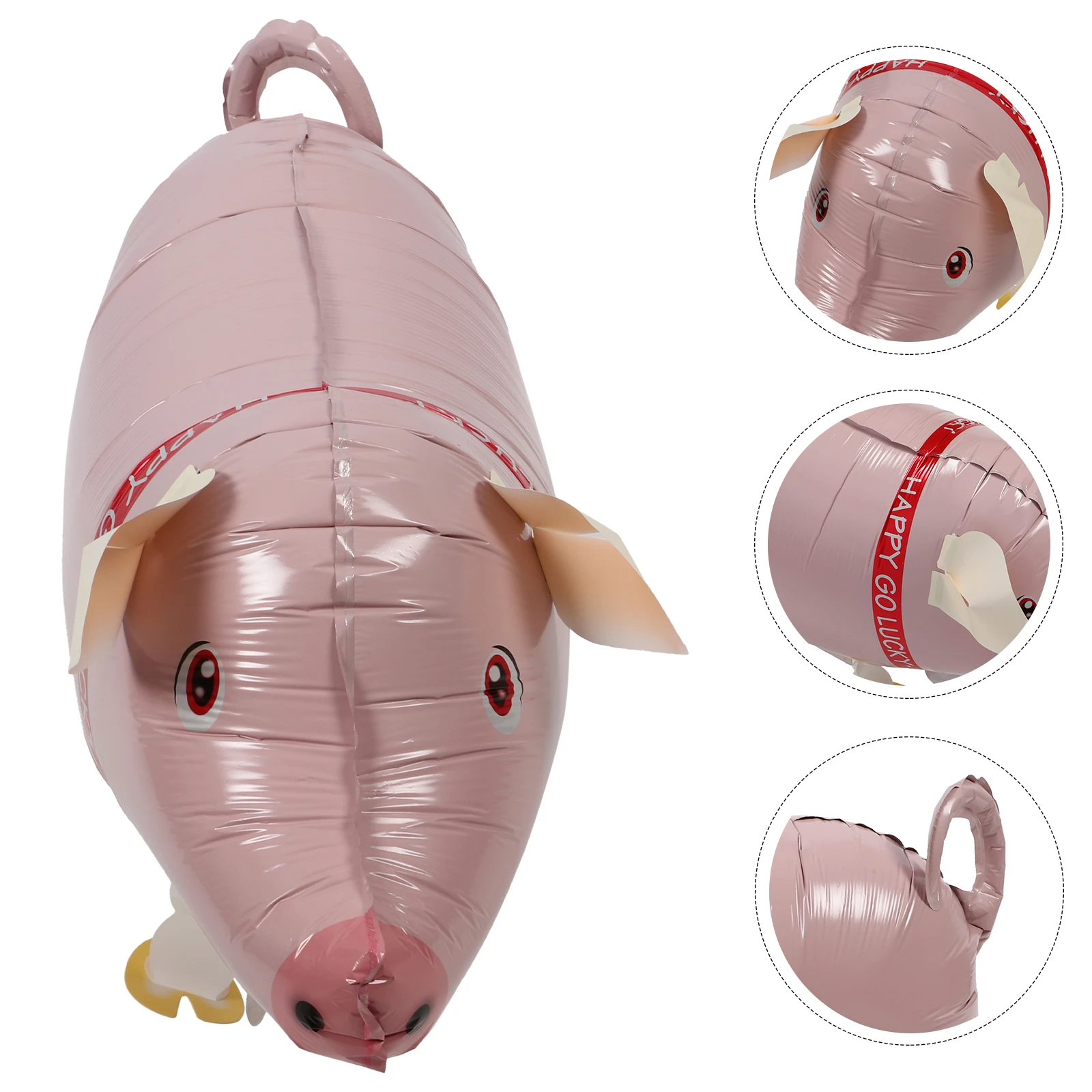 

5pcs Inflatable Balloon Toy Premium Material Non Leaking Pig Shape Birthday Party Games Kids Toys Animal Decor Balloon