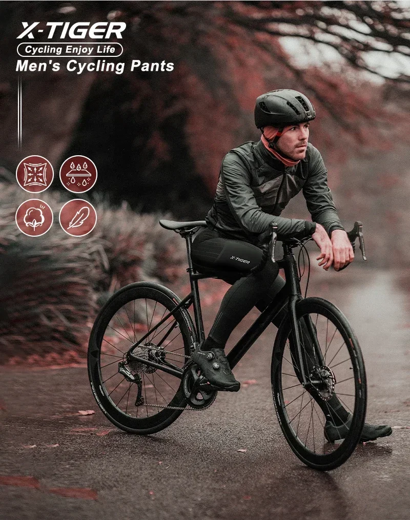 X-TIGER Männer Fahrrad hose 5d Gel gepolsterte Radhose Leggings Outdoor Reiten Mountain Road Fahrrad hose zwei Seiten bein Reiß verschlüsse – Detail 10