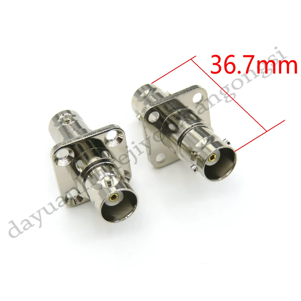 50pcs-100PCS 50 OHM COPPER BNC Female Socket to BNC Female Socket  connector