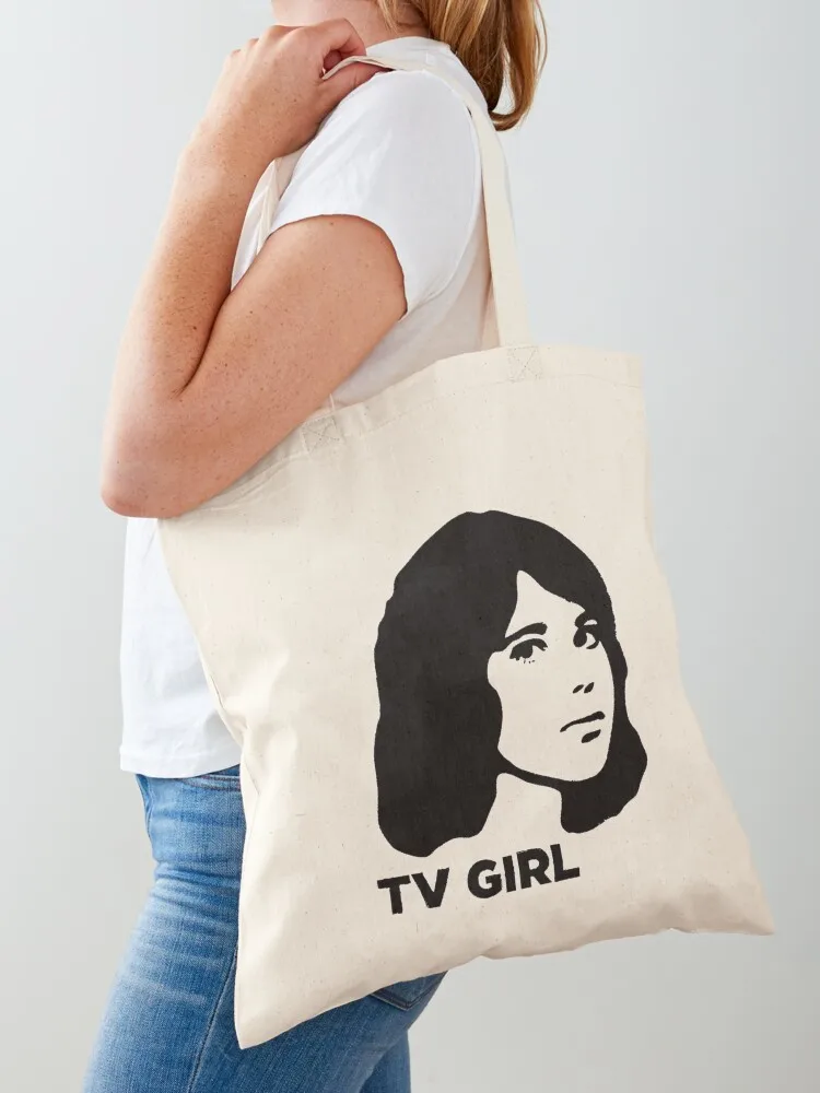 

TV Girl band merch Tote Bag bags for women reusable shopping bag cloth bag woman Big