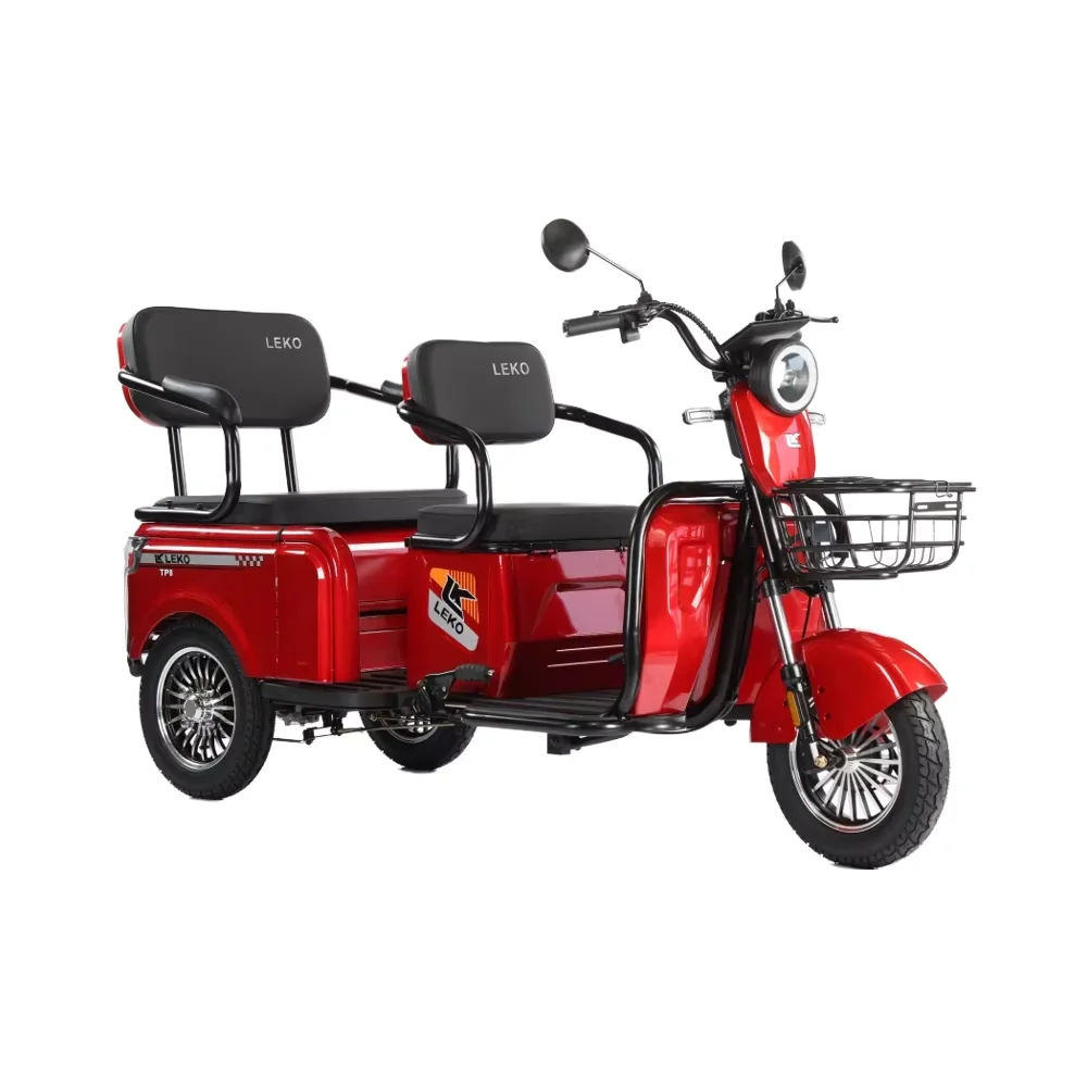 2025 CE Wholesale High-Power 500W Manned Electric Tricycle Without Battery Beach Vacation Sightseeing Leisure Pedicab for Adults