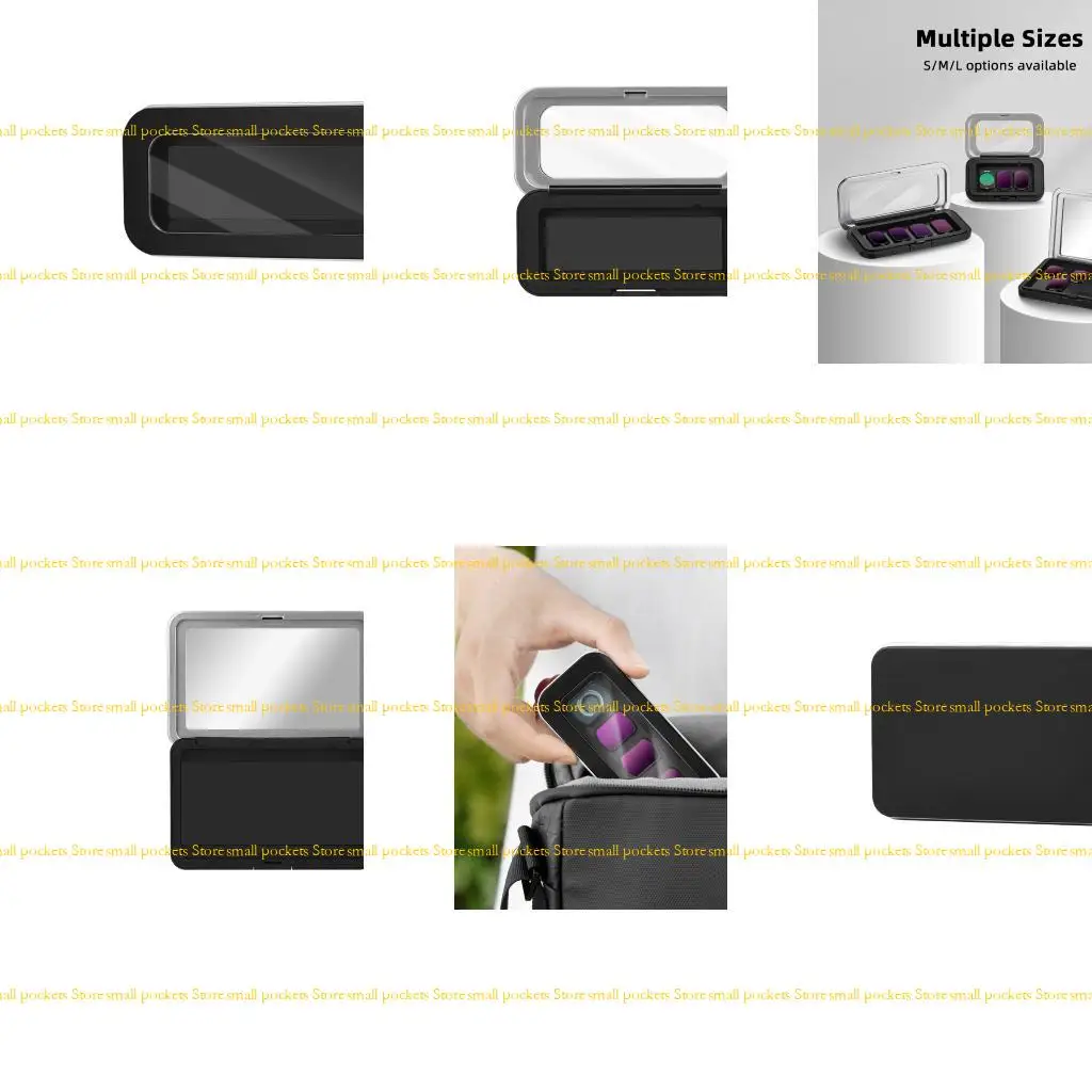 

R1WD Portable Filter Storage Box Dustproof Lens Filter Organizers for Pocket 3 Camera Equipment